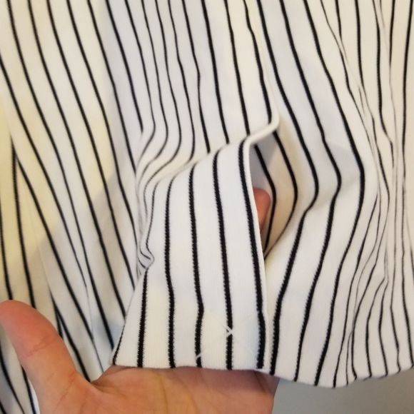 NWT Lauren Ralph Lauren Plus Size Piqué Striped Blazer Size 22W - Picture 6 of 9